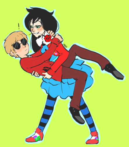  A little Homestuck shipping which is my OTP