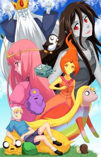  Adventure Time in Anime