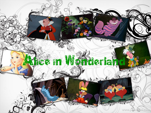  Alice in Wonderland Collage