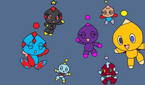 All of our chao's and Random chao's