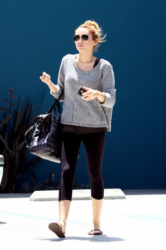  At Winsor Pilates in West Hollywood [7th May]