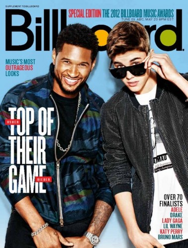  Bieber and Usher’s new Billboard Cover