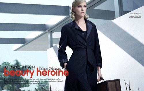  Charlize Theron for Elle France January 2012 Cover