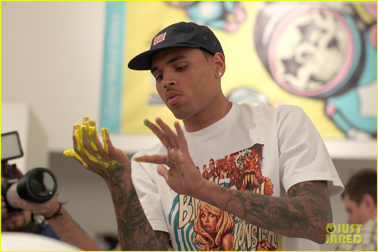 Chris Brown: 'Dum English' Toy Launch!