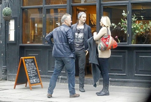 Chris Hemsworth and Parents in London