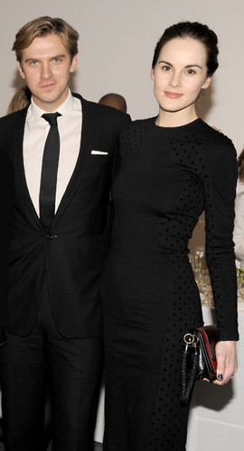  Dan Stevens & Michelle Dockery at the Vanity Fair Downton Abbey Season 2 Premiere party <333
