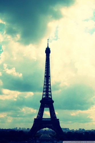  Eiffel Tower iPhone karatasi la kupamba ukuta