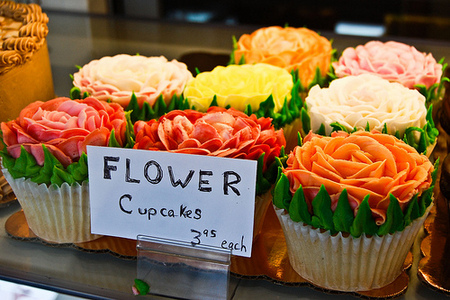  flor cupcakes