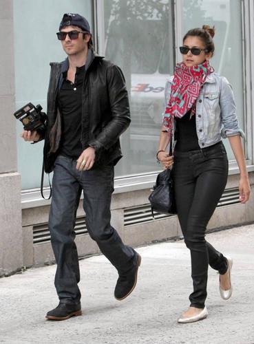  Ian & Nina leaving the Trump Soho Hotel in New York (May 8, 2012)