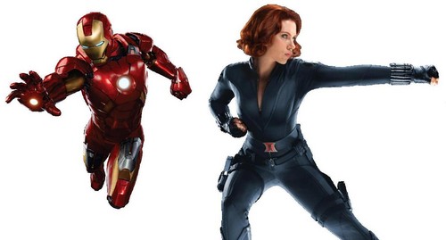  Iron Man - Black Widow