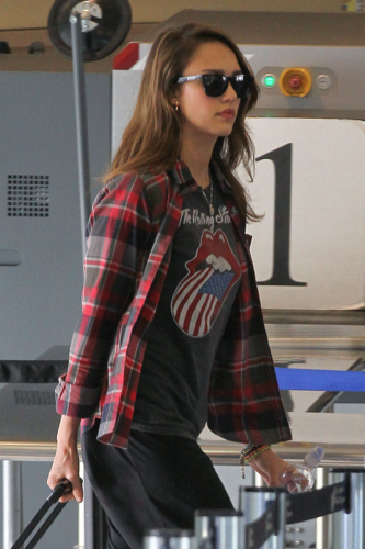  Jessica - Arriving at LAX Airport - March 10, 2012