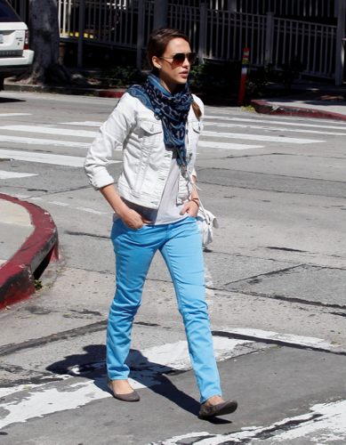  Jessica - Out on Melrose in Los Angeles - April 02, 2012