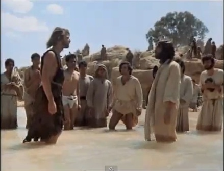  jesús Of Nazareth - John The Baptist & Jesus, along with Followers