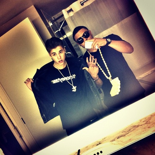  Justin Bieber and Alfredo Flores