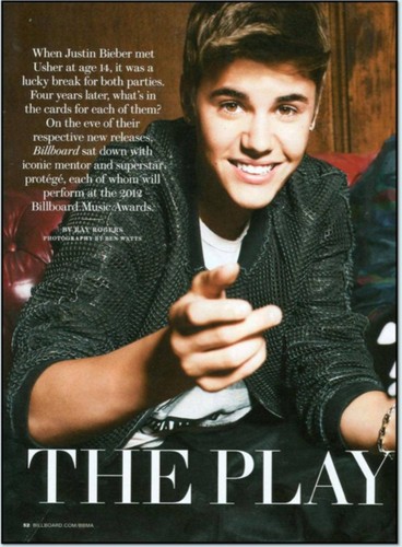  Justin Bieber and アッシャー in Billboard Magazine