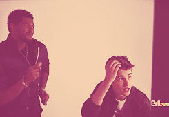  Justin & 亚瑟小子 cover shoot for Billboard.