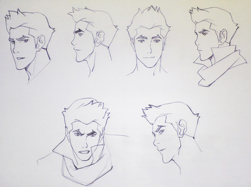 Mako head sketches