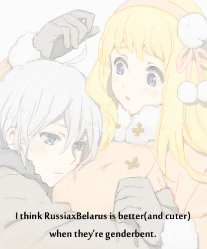  Male!Belarus and Fem!Russia