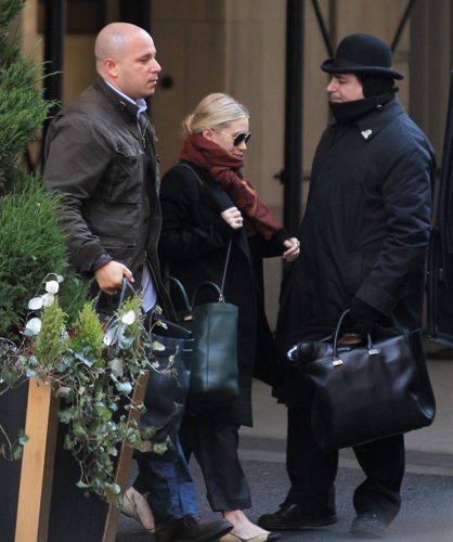  Mary-Kate Olsen & Ashley - Leaving their hotel in New York City, February 13, 2012