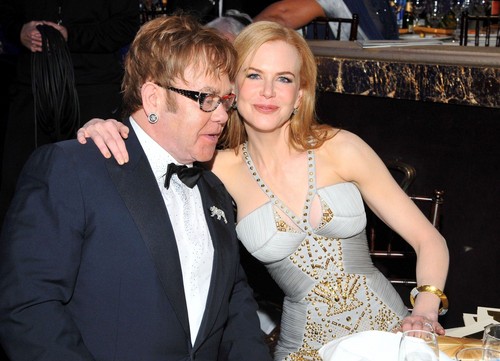  Nicole and Elton John