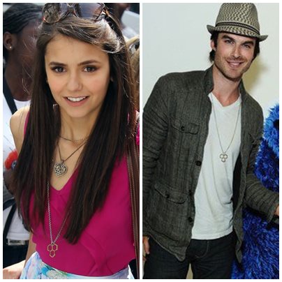 Nina & Ian wearing the same neckless