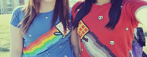  Nyan Cat &Tac Nayn shirt~