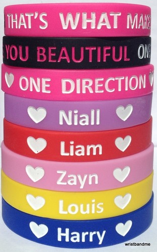  One Direction wristbands