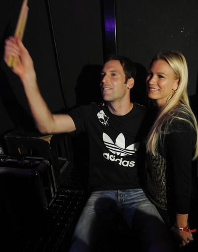  Petr Cech with wife