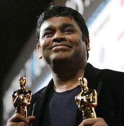  REHMAN with his Oscars