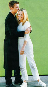  Reese and Ryan on the set of Cruel Intentions