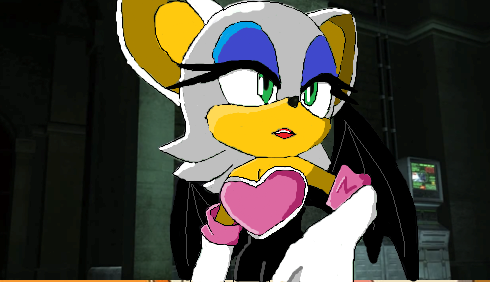 Rouge Turned Into A Cartoon