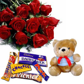  Teddy ours with gift pack
