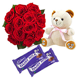  Teddy menanggung, bear with gift pack