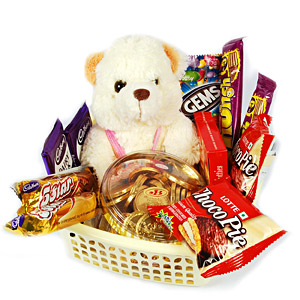  Teddy chịu, gấu with gift pack