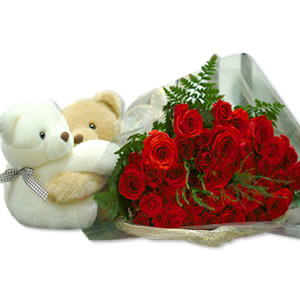  Teddy bears with gift pack