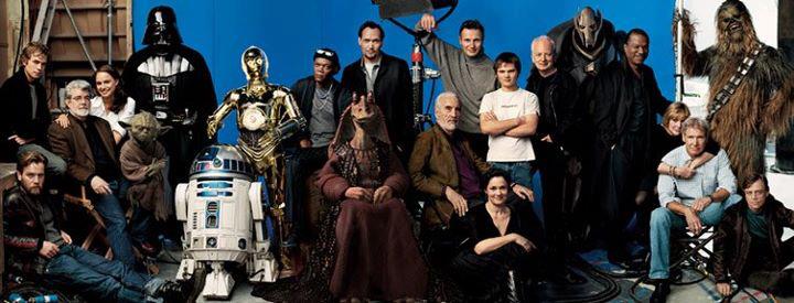 The whole star wars family