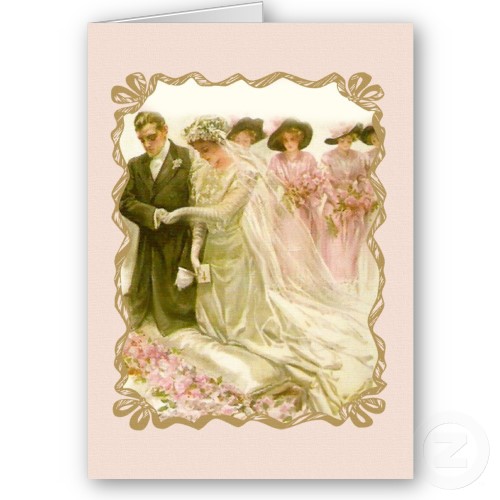  Vintage Wedding Card