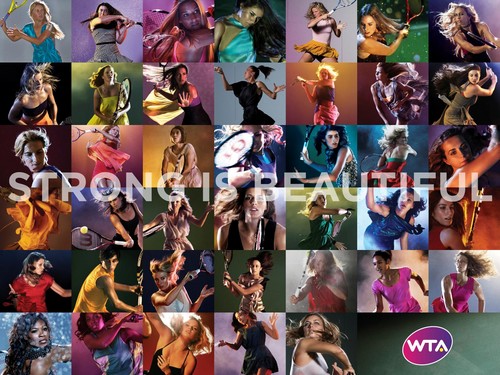 WTA Players in Strong Is Beautiful