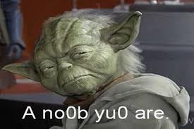  Yoda "you are noob"