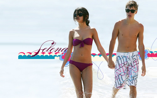  seLena and Justin achtergrond
