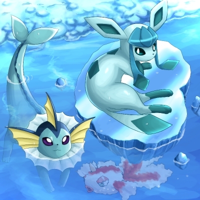  vapereon and glaceon