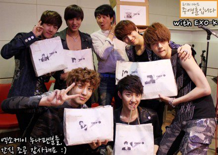  120515 EXO-K Radio 2PM petsa with Joo Young Hoon