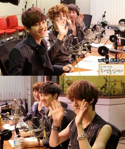  120515 EXO-K Radio 2PM petsa with Joo Young Hoon