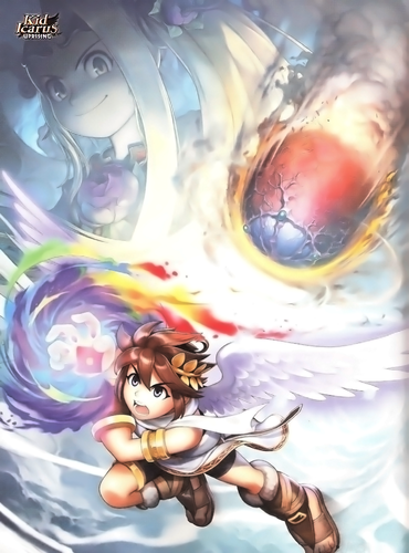  Artwork of Pit being pulled out as a Reset Bomb hits the ground