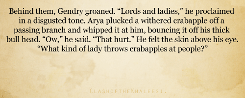  Arya ღ Gendry