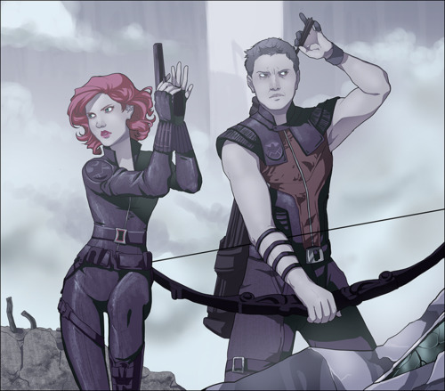  Black Widow & Hawkeye