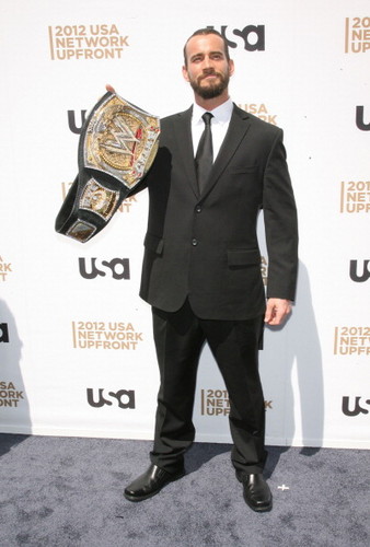  CM Punk at USA Network Upfronts