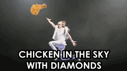  Chicken in the sky with Diamonds