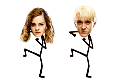  Draco and Hermione GIF