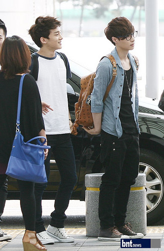  EXO-M & EXO-K at Incheon International Airport